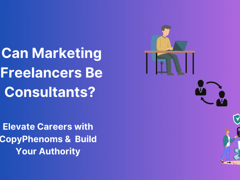 Can Marketing Freelancers Be Consultants?